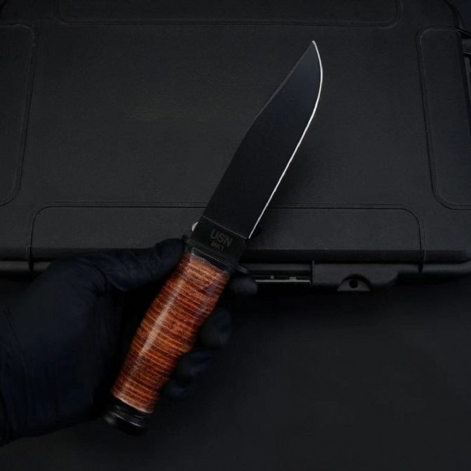 KB2225 Leather Handle Outdoor Tool
