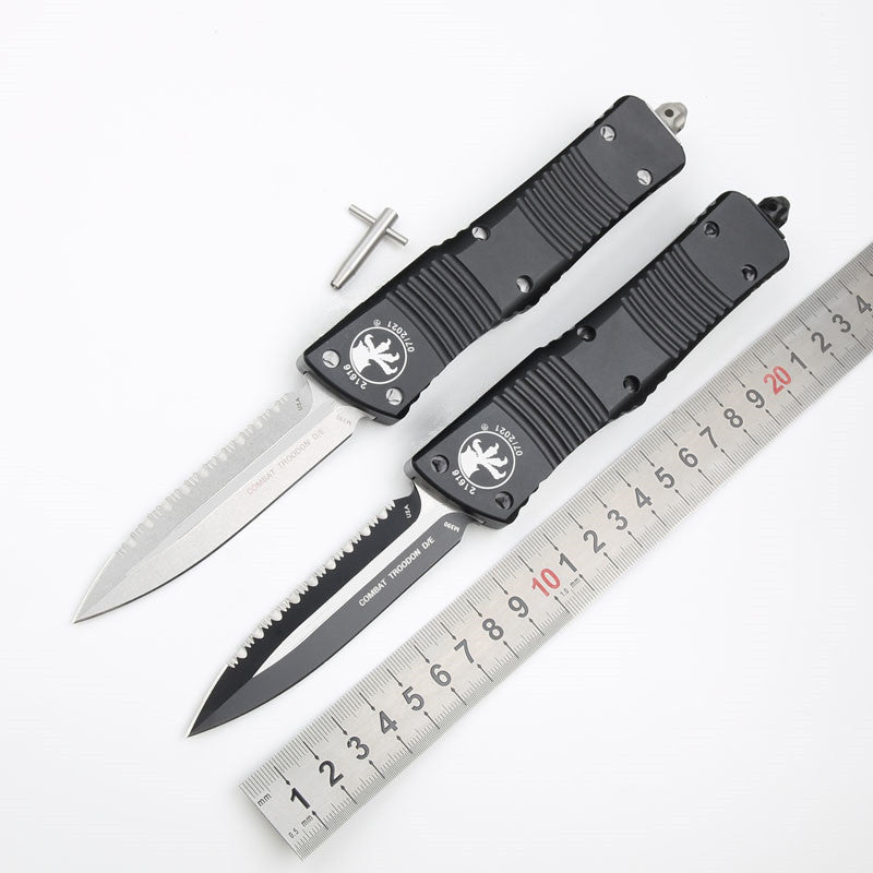 Outdoor Folding Pocket Tool | D2 Steel Detail | 6061 Aviation Aluminum Handle | Compact EDC Utility