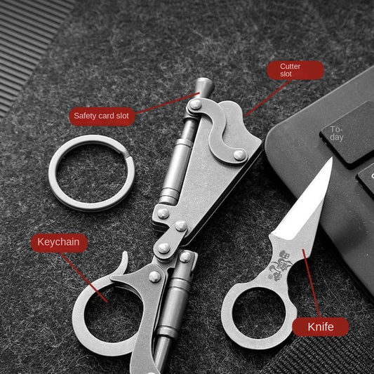 Pocket Backpack Keychain EDC Tool