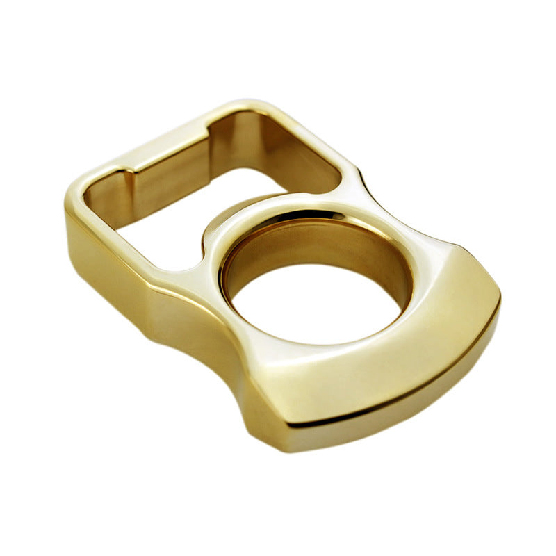 Round arc metal outdoor portable edc bottle opener