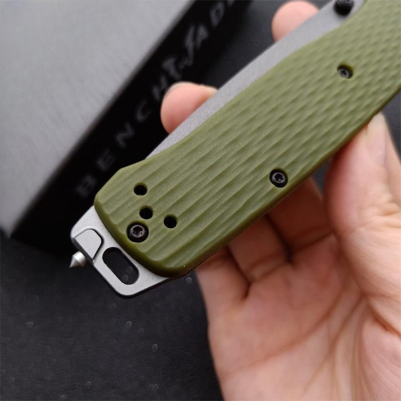 BM537GY Aluminum Alloy CPM-3v Surface Anti-scratch Coating Outdoor Folding Tool