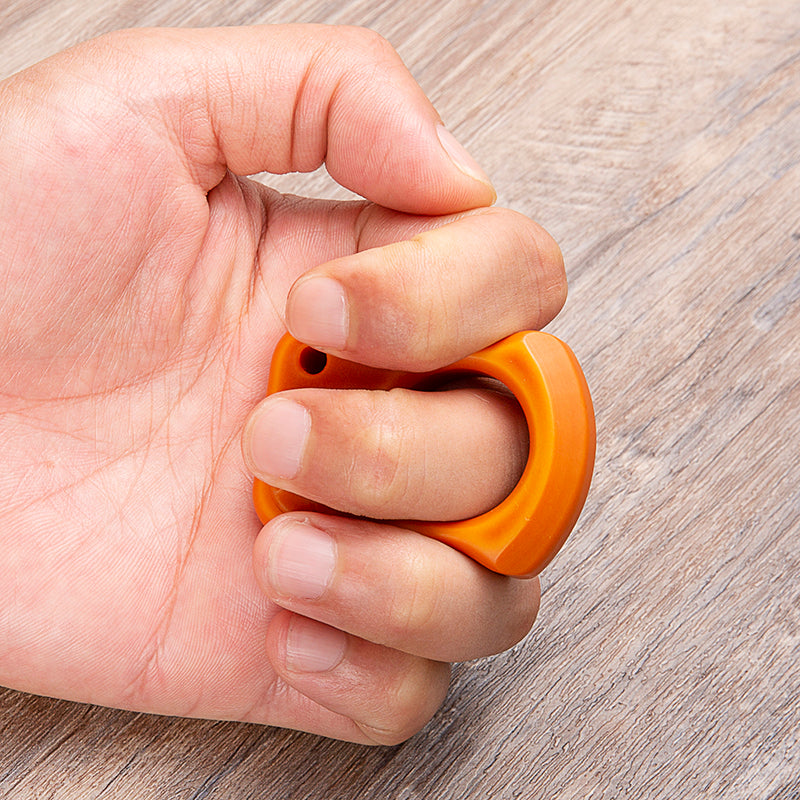 Single Finger Bakelite Polymer Knuckle Duster