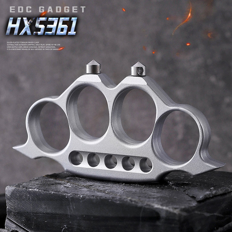 2026 New HX5361 Zinc Alloy Self Defense Brass Knuckles