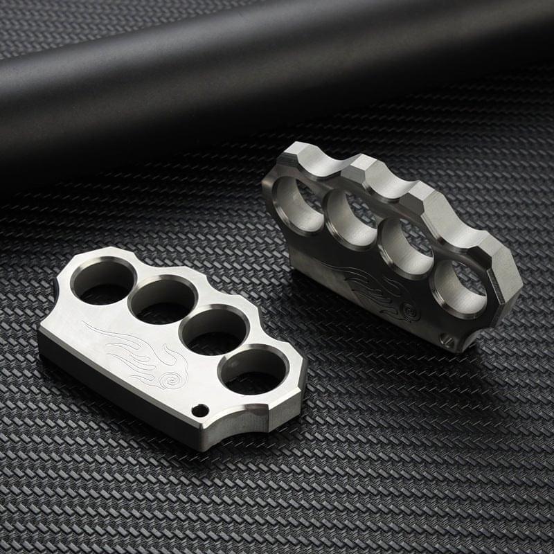 Brass Knuckle Rings Real 304 Stainless Steel - Tacsafeworld EDC Gadgets