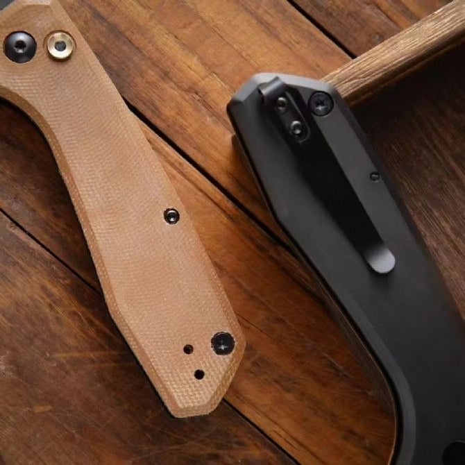 ZT0512 Stylish Brown Handle Outdoor Portable Tool