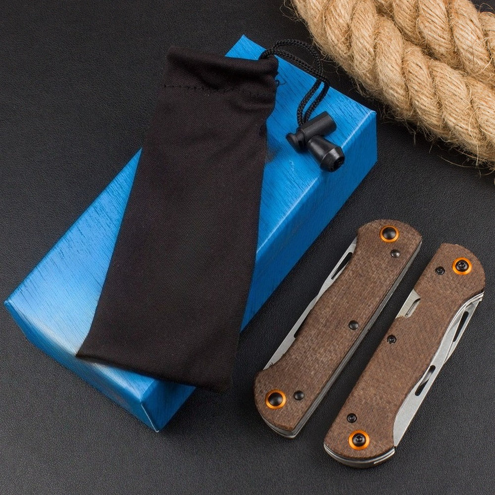 BM317 Portable Brown Linen Multifunctional Outdoor Tool