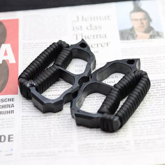 Black Carbon Fiber Finger Bottle Opener Outdoor Tool
