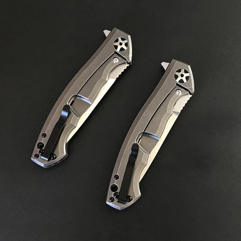 S35VN Tool 0452 Folding Carbon Fiber Titanium Handle Pocket Outdoor