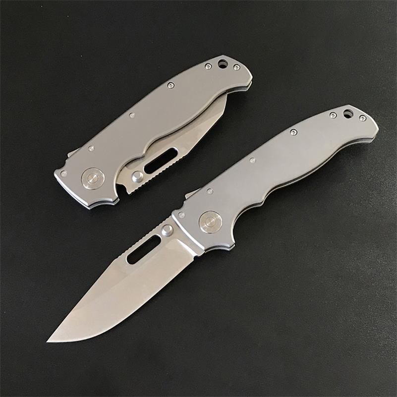 Outdoor Titanium Alloy Folding Silver Pocket Tool