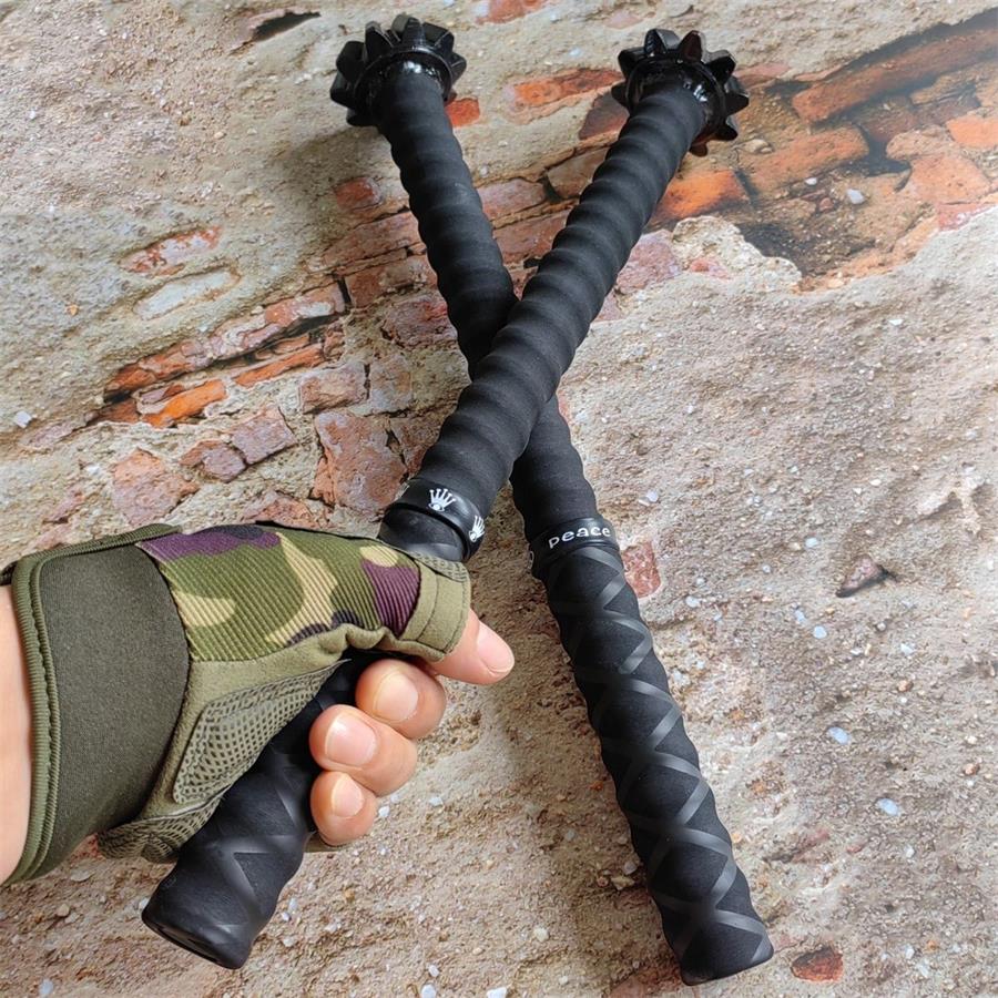 Black 2 Pcs Outdoor Tool