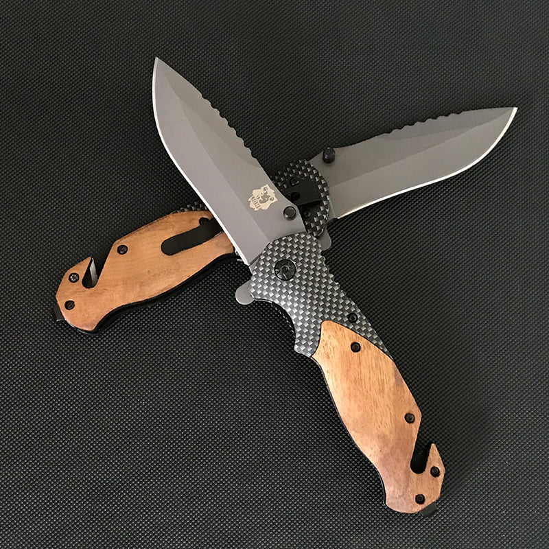 Liome X50 Pocket Outdoor Multifunctional Folding Wooden Handle EDC Tool