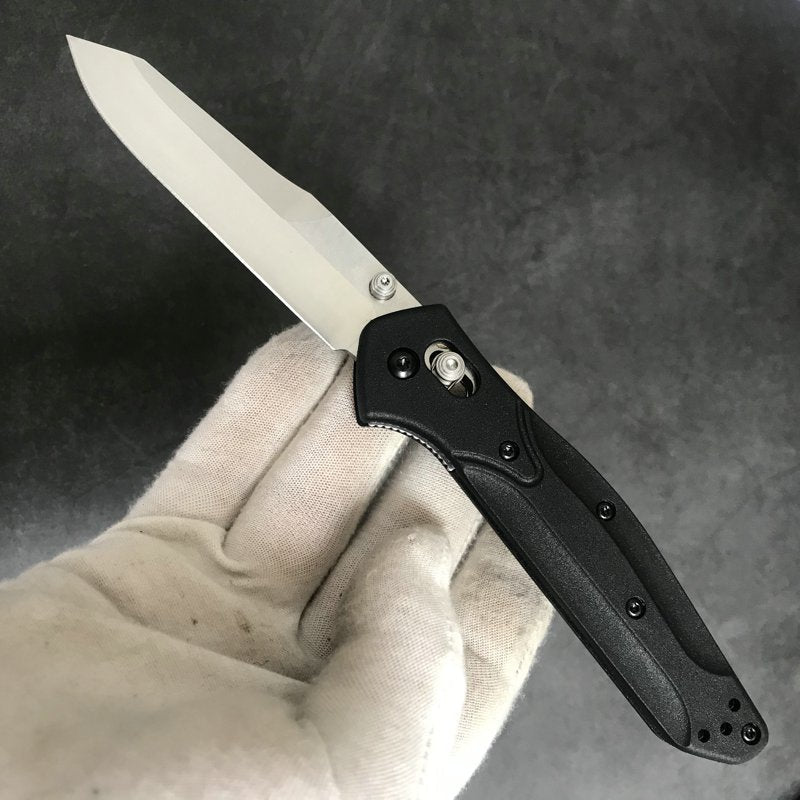 BM940 Black Fiberglass Handle Outdoor Folding Tool