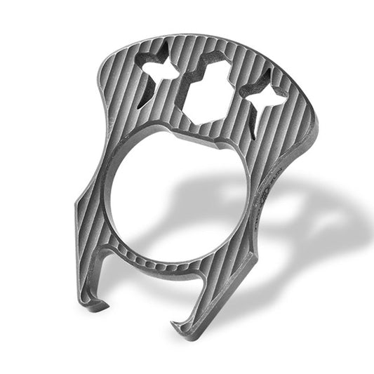 Mini Multifunctional Titanium Bottle Opening EDC Tool Hung on The Keyaccessoryr