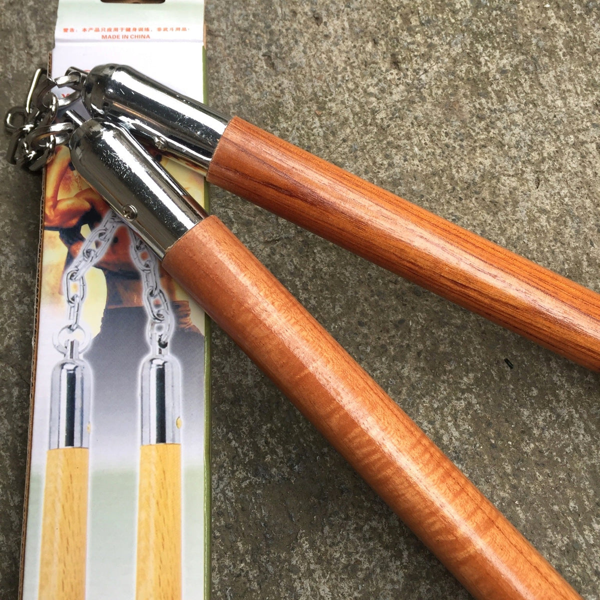 Large and Small Wooden Outdoor Sports EDC Portable Carrying Tools