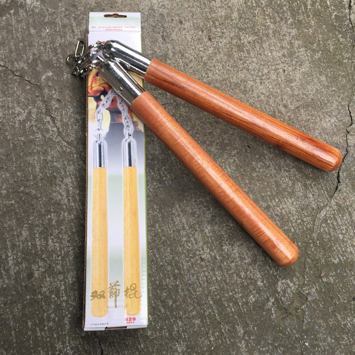 Large and Small Wooden Outdoor Sports EDC Portable Carrying Tools