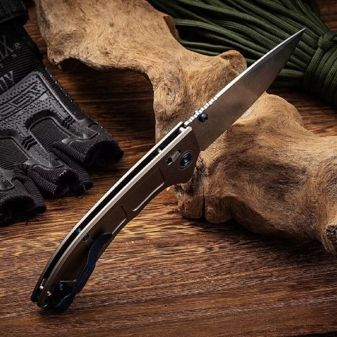 BM748 Aluminum Alloy Handle 9CR18 Outdoor Folding Tool