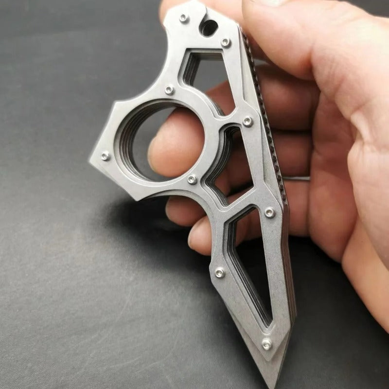 Dragon Teeth-Steel Outdoor Single Hole EDC Tool