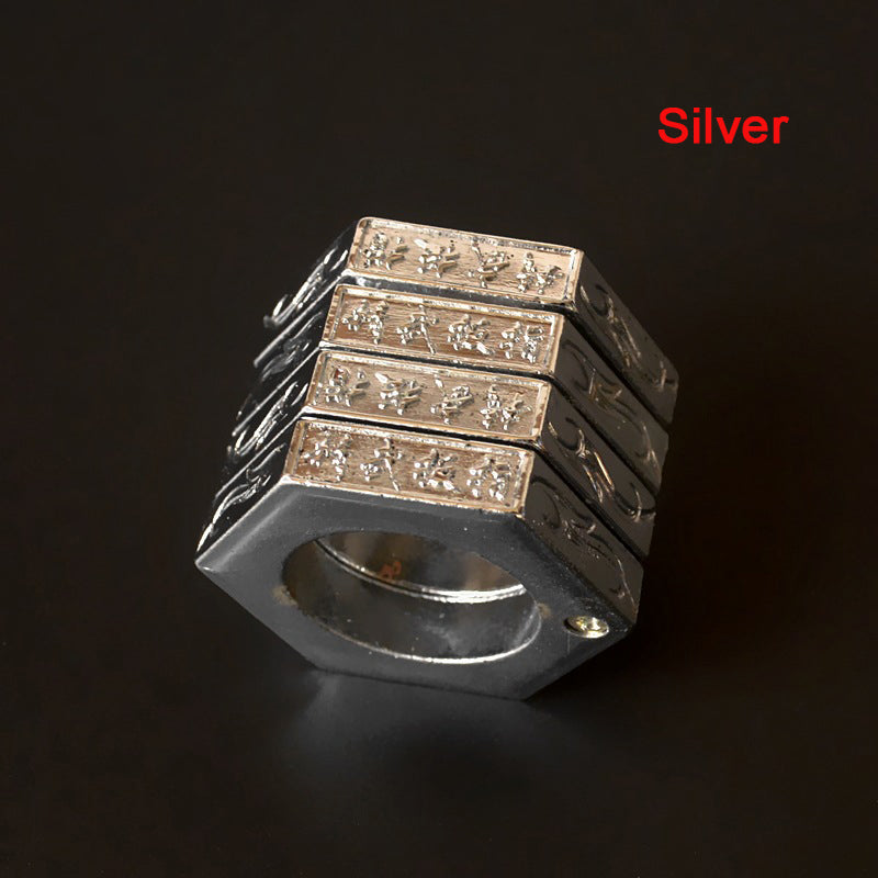 Folding Magic Hexagon Ring Outdoor EDC Tools