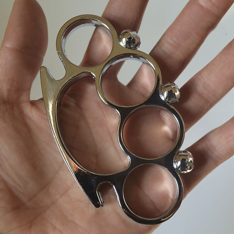 Four-finger Zinc Outdoor Camping Pocket EDC Tool