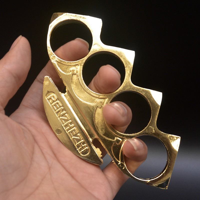 Outdoor Fence Shape Zinc Alloy Bottle Opener Convenient To Carry Backpack Tool