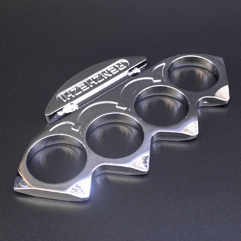 Outdoor Fence Shape Zinc Alloy Bottle Opener Convenient To Carry Backpack Tool
