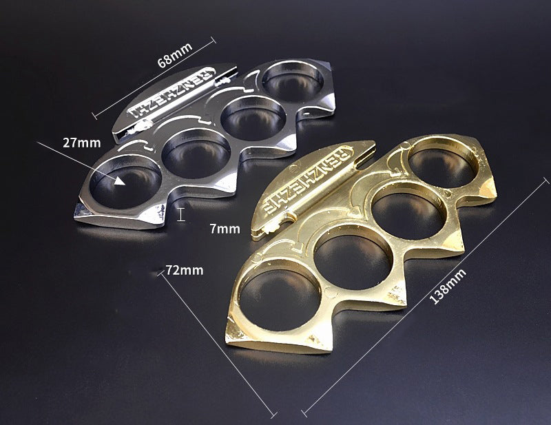 Outdoor Fence Shape Zinc Alloy Bottle Opener Convenient To Carry Backpack Tool