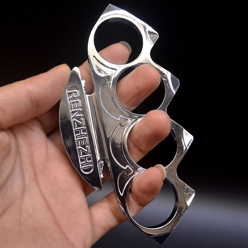 Outdoor Fence Shape Zinc Alloy Bottle Opener Convenient To Carry Backpack Tool