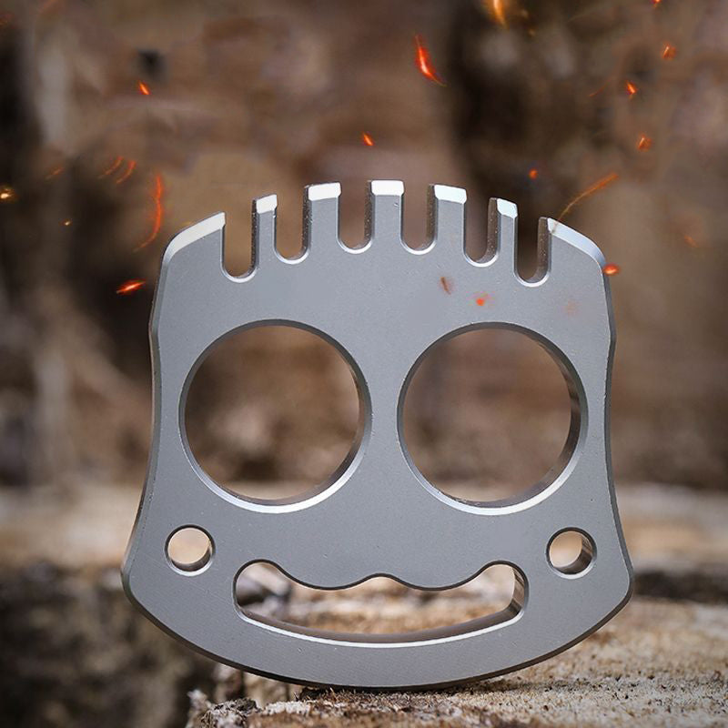 Smiling Blush Skull Multi-function Steel EDC Tool