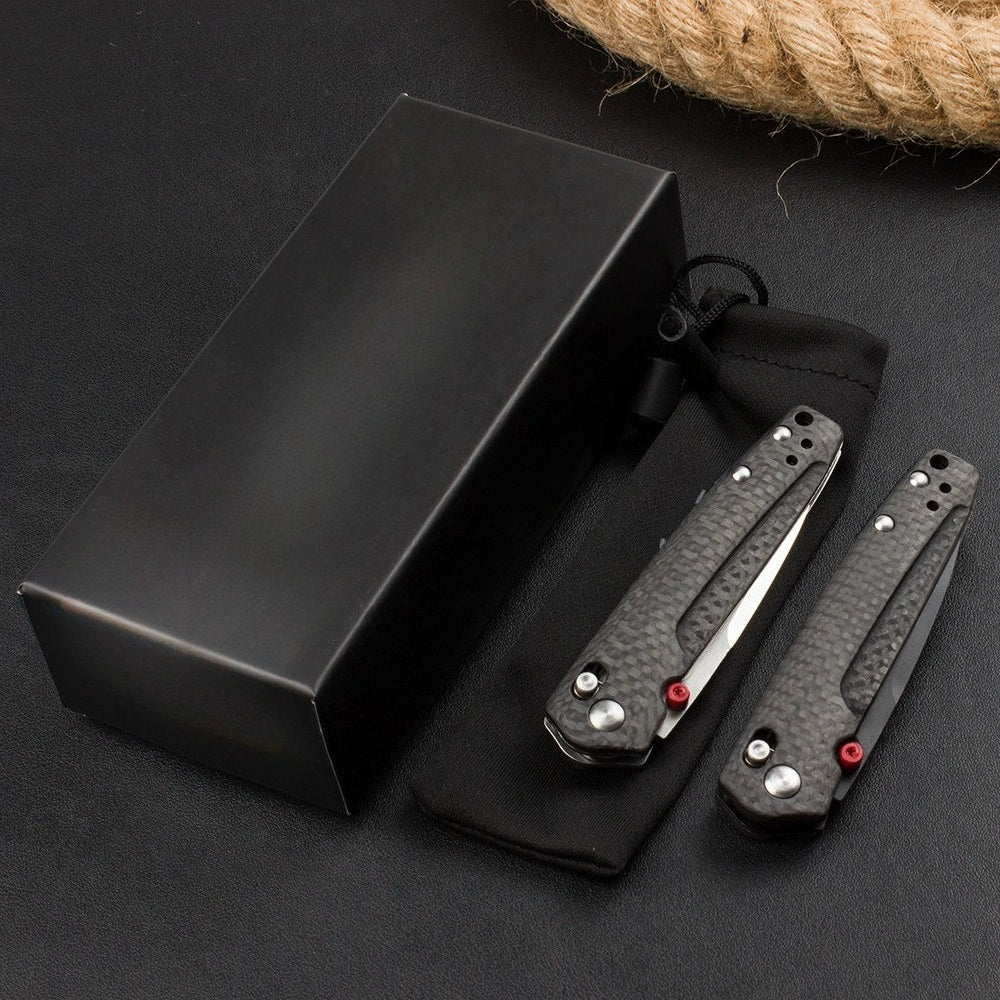 BM485 Carbon Fiber Handle D2 Outdoor Folding Tool