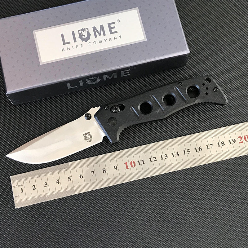 Liome 273 Folding G10 Handle Stone Washing Outdoor Pocket EDC Tool