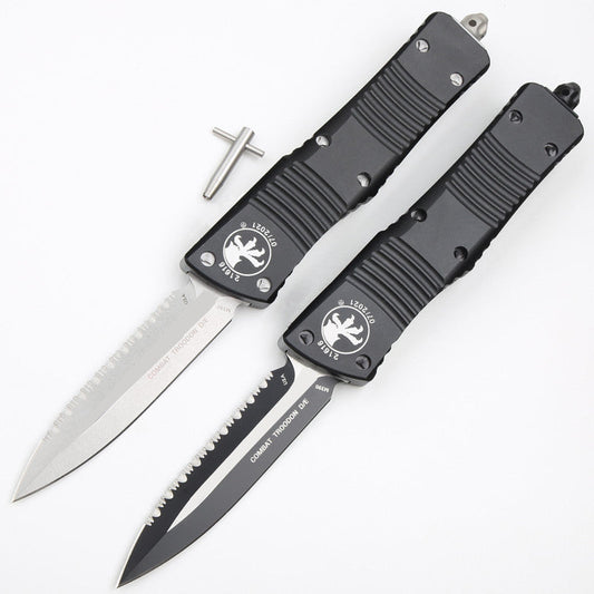 Outdoor Folding Pocket Tool | D2 Steel Detail | 6061 Aviation Aluminum Handle | Compact EDC Utility