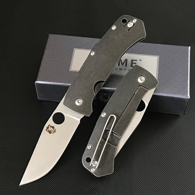 LIOME Outdoor Folding D2 Titanium Alloy Handle Pocket Tool
