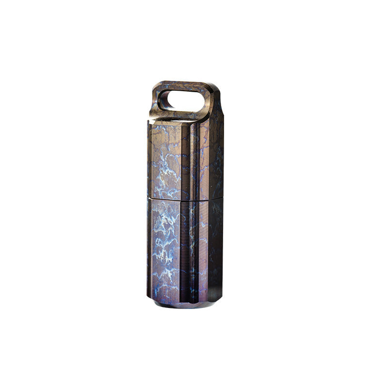 Titanium Sealed Waterproof Keychain Box