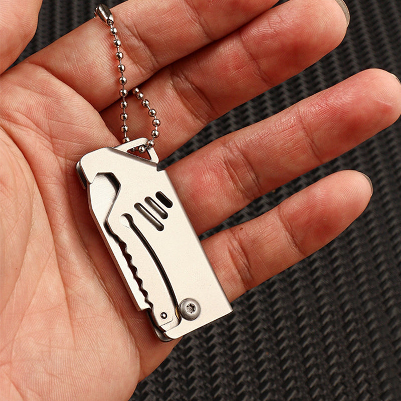 Mini Folding Keyaccessoryr Pendant Bottle Opener EDC Tool