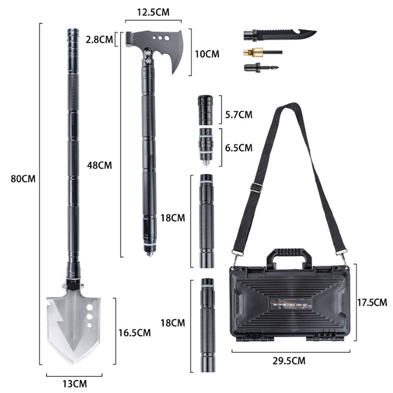 Multifunctional Shovel Suit Outdoor Toolbox