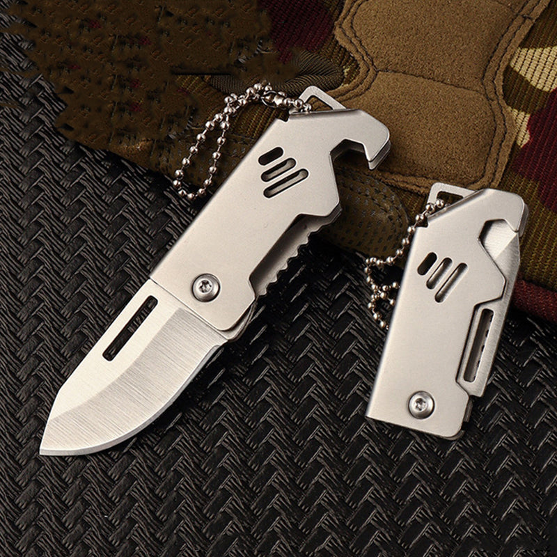 Mini Folding Keyaccessoryr Pendant Bottle Opener EDC Tool