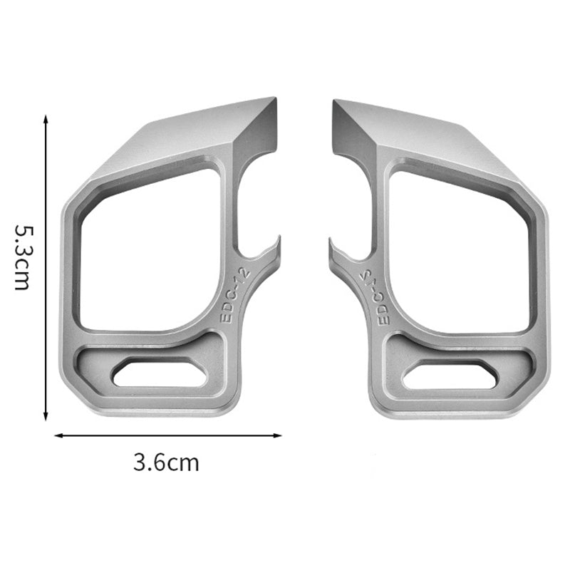 Multifunctional Pendant Titanium Bottle Opener Outdoor Tool