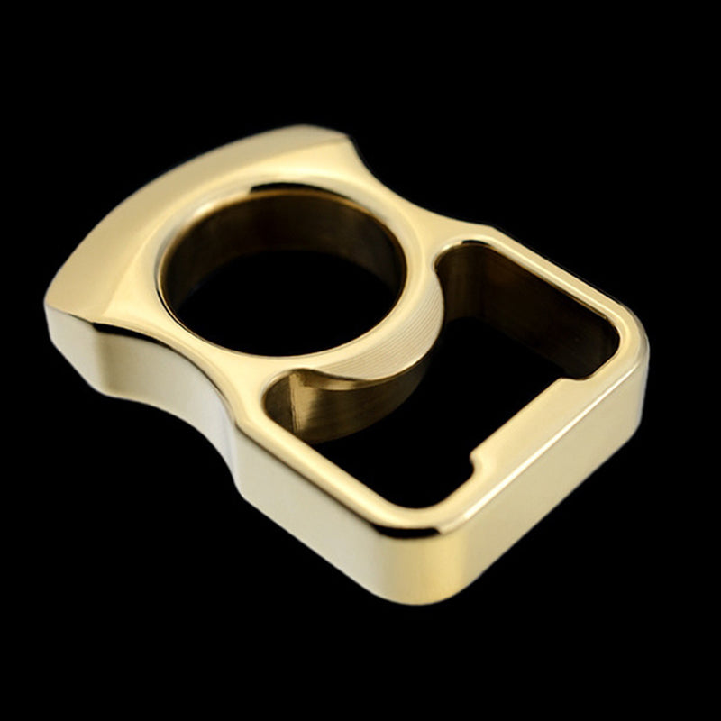 Round arc metal outdoor portable edc bottle opener