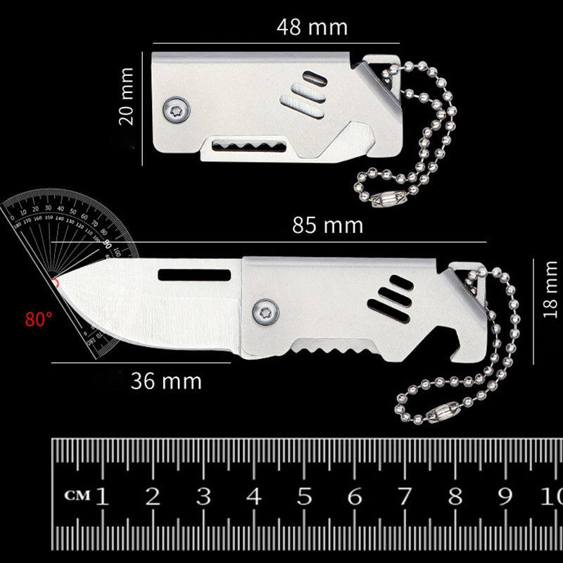Mini Folding Keyaccessoryr Pendant Bottle Opener EDC Tool