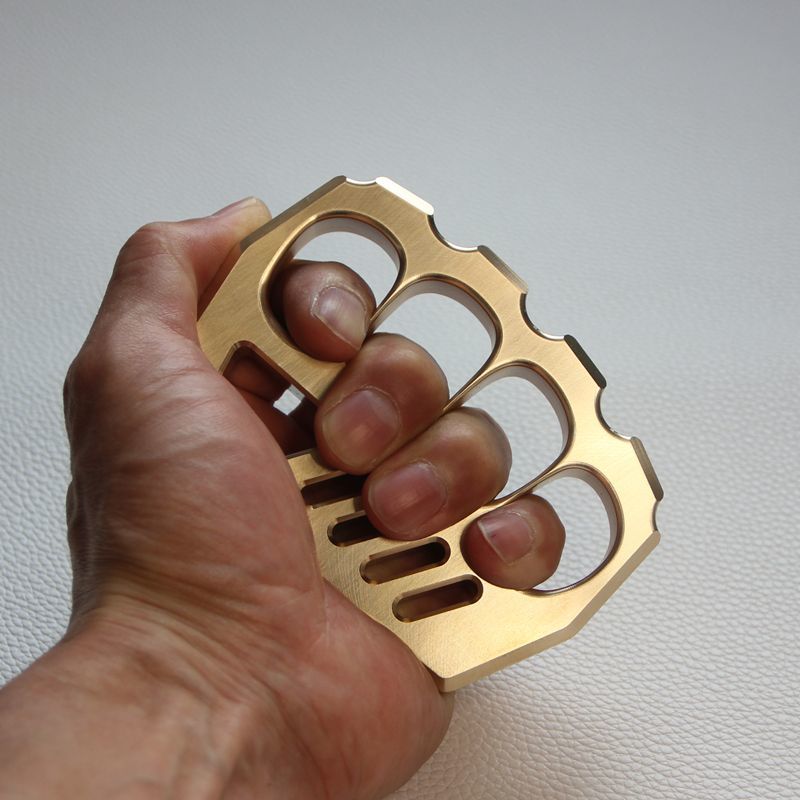 Thickened Brass Big Four Holes Outdoor Tool