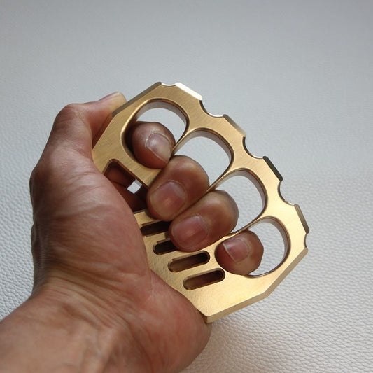 Thickened Brass Big Four Holes Outdoor Tool