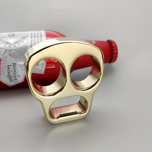 Skull Bottle Opening EDC Brass Outdoor Portable Tool