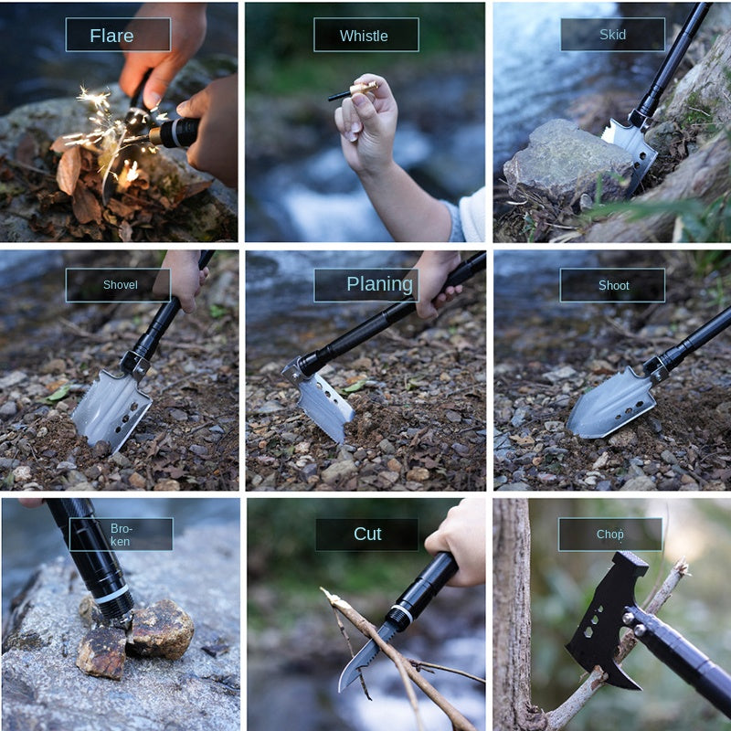 Multifunctional Shovel Suit Outdoor Toolbox