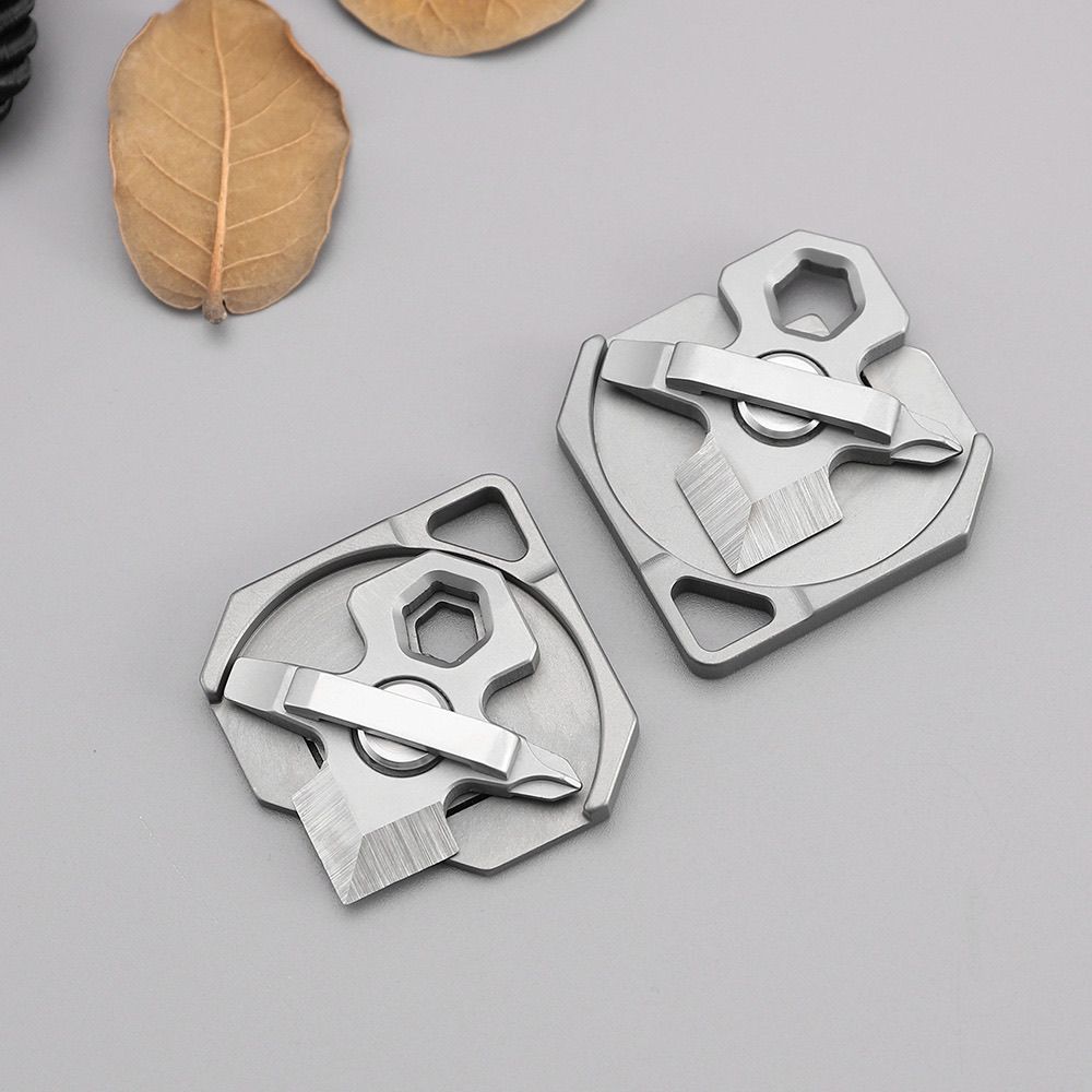 Titanium Alloy Mini Multi-function Keyaccessoryr Backpack EDC Tool