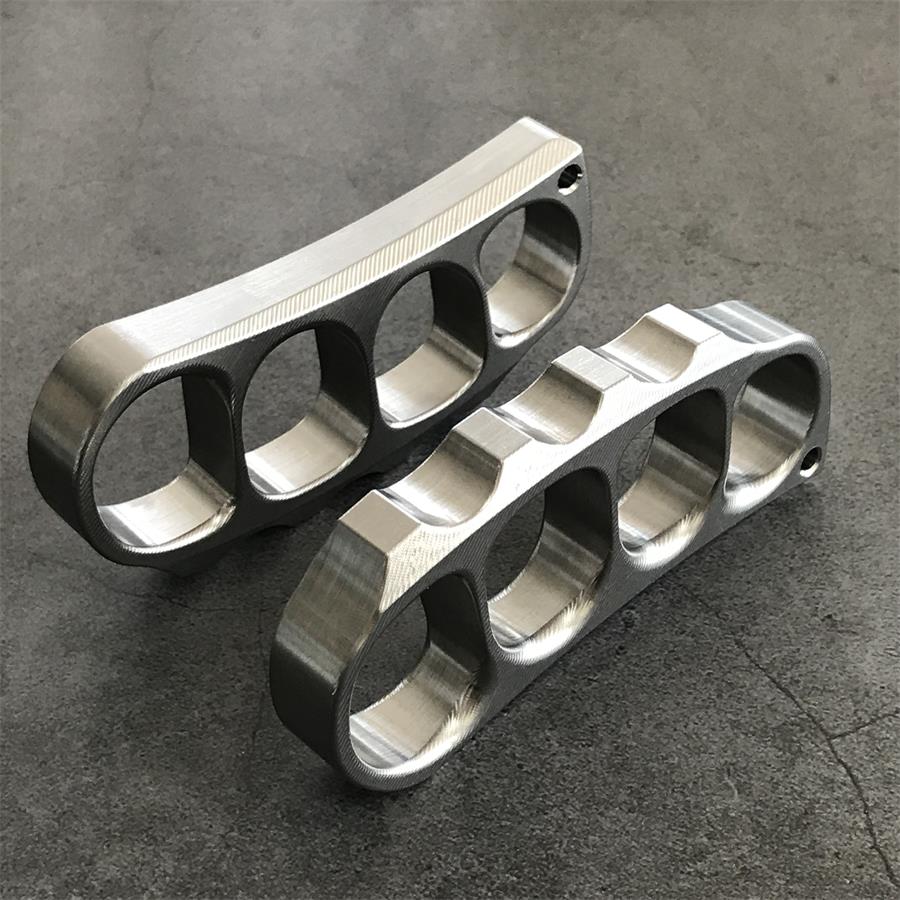 Titanium Pea with Surface Texture Design Light Easy To Carry Outdoor EDC Tool