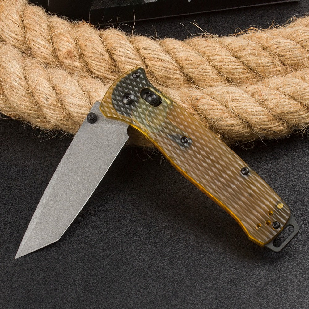 BM537 Transparent PEI Handle Outdoor Portable Folding Tool