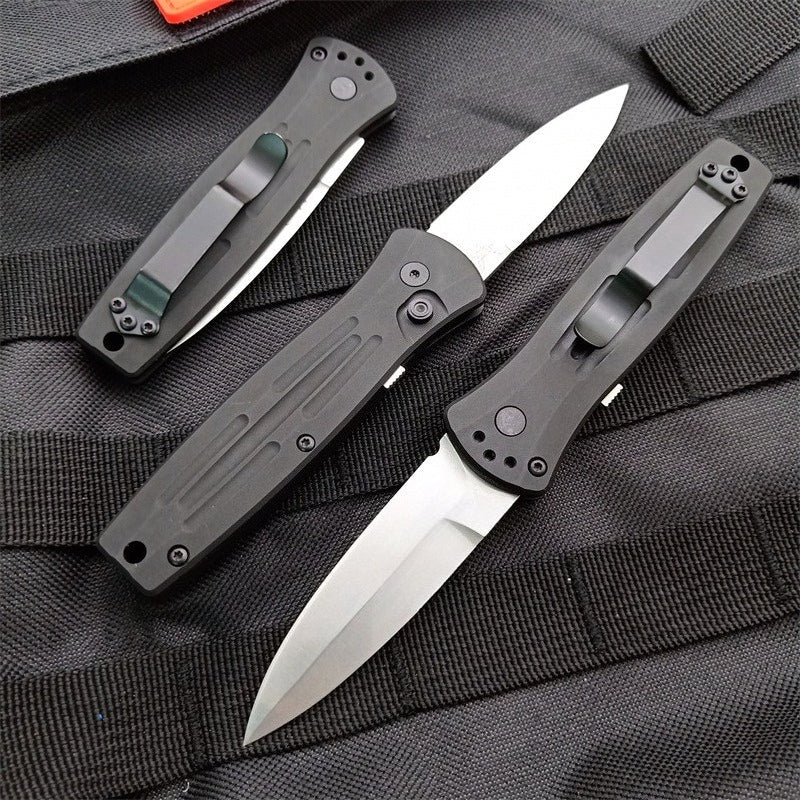 BM3551 Black Stonewashed 154CM Steel Outdoor Folding Tool