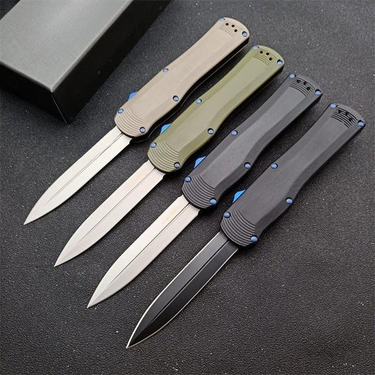 BM3400 G10 Composite Handle with Titanium Matte Finish for Outdoor Portable Tools