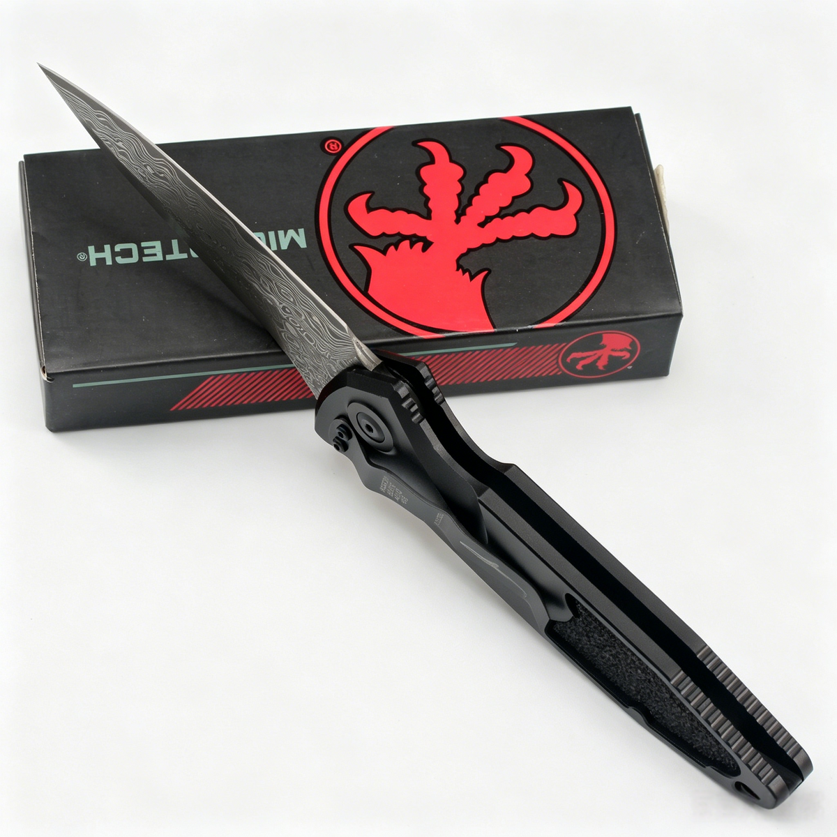Damascus Steel EDC Keychain Tool | Aviation Aluminum Handle | Pocket Gear