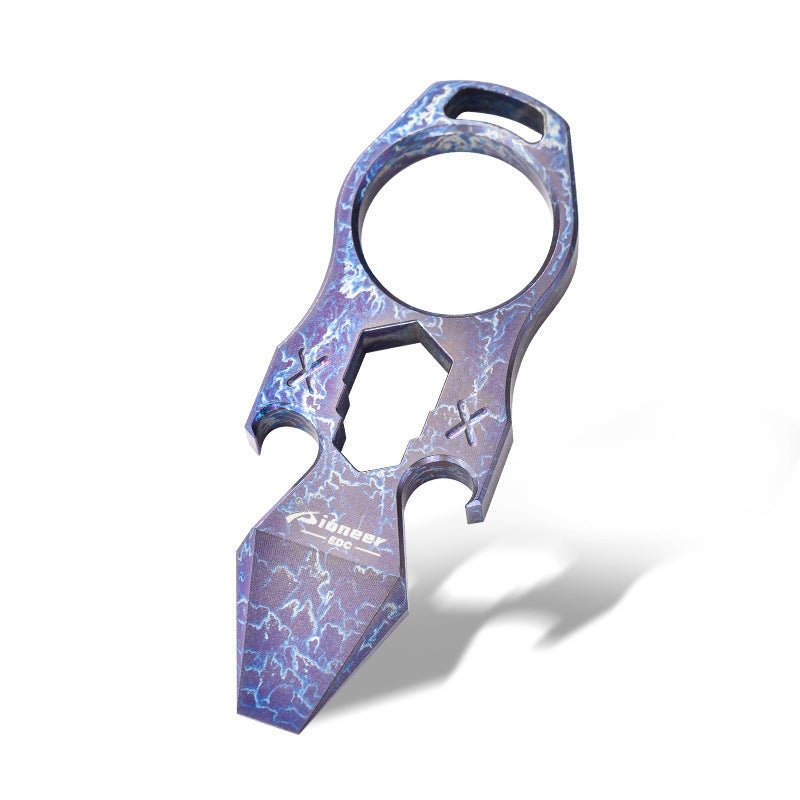 2023 NEW Titanium EDC Self Defense Keychain Multi Tool - Tacsafeworld EDC Gadgets